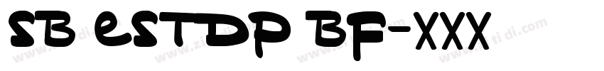 SB EstdP BF字体转换